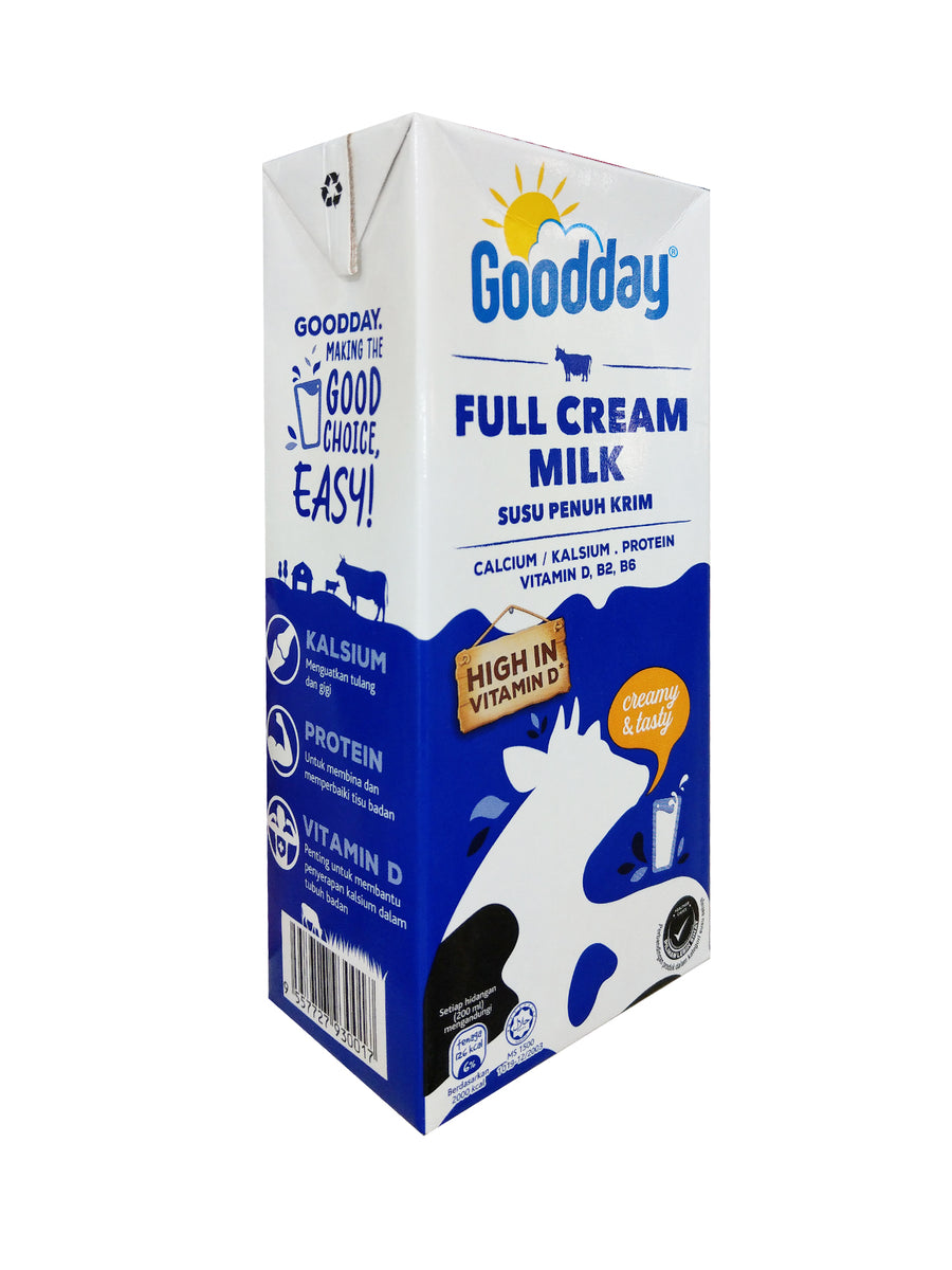 Goodday Uht Full Cream 1l Village Grocer Paradigm Mall Johor