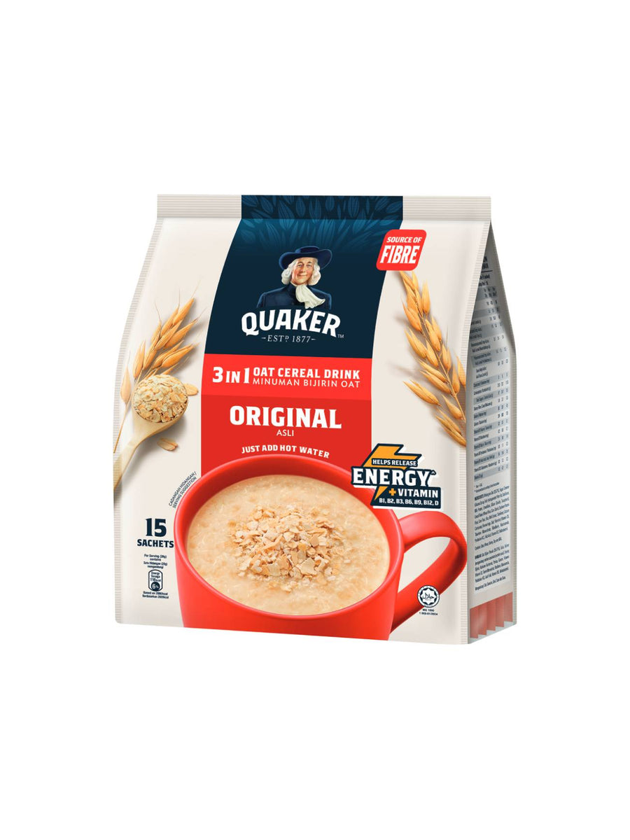 QUAKER 3 IN 1 ORIGINAL 14'S X 28G – Village Grocer - Paradigm Mall (Johor)
