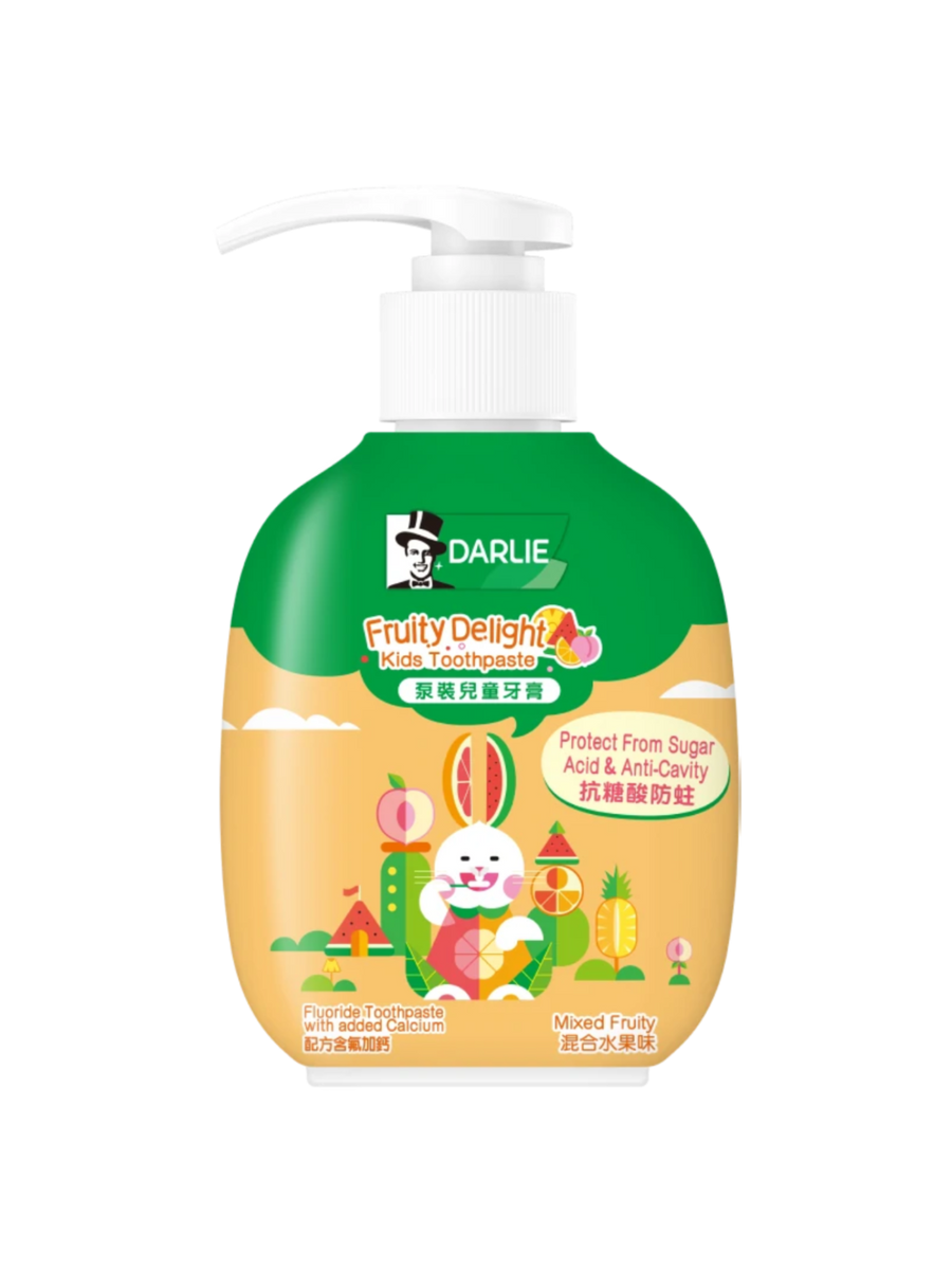 DARLIE FRUITY DELIGHT KIDS TOOTHPASTE (PUMP) 120G – Village Grocer ...